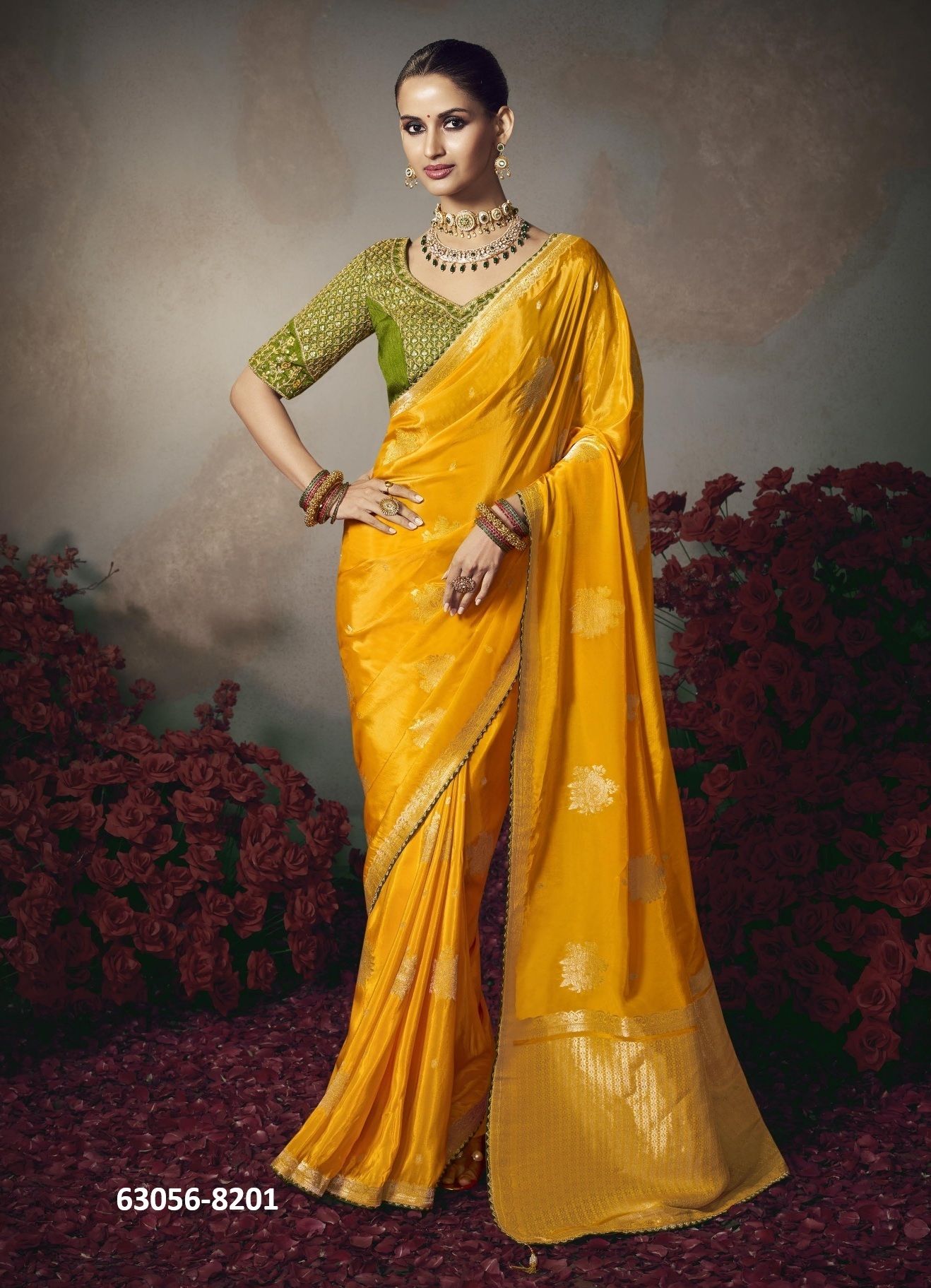 KAMINI - Catalog # 63056 (Set of 6 Sarees) by Kira Fashion KAMINI - Catalog # 63056 (Set of 6 Sarees) by Kira Fashion