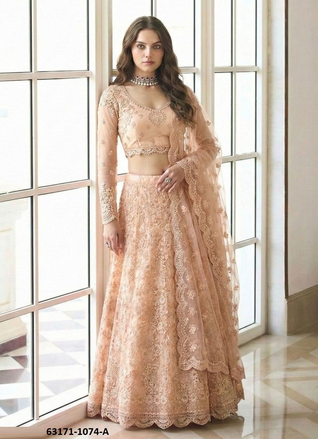 SERIES 1074 COLORS - Catalog # 63171 (Set of 4 Semi-Stitched Lehengas) by Alizeh Official SERIES 1074 COLORS - Catalog # 63171 (Set of 4 Semi-Stitched Lehengas) by Alizeh Official