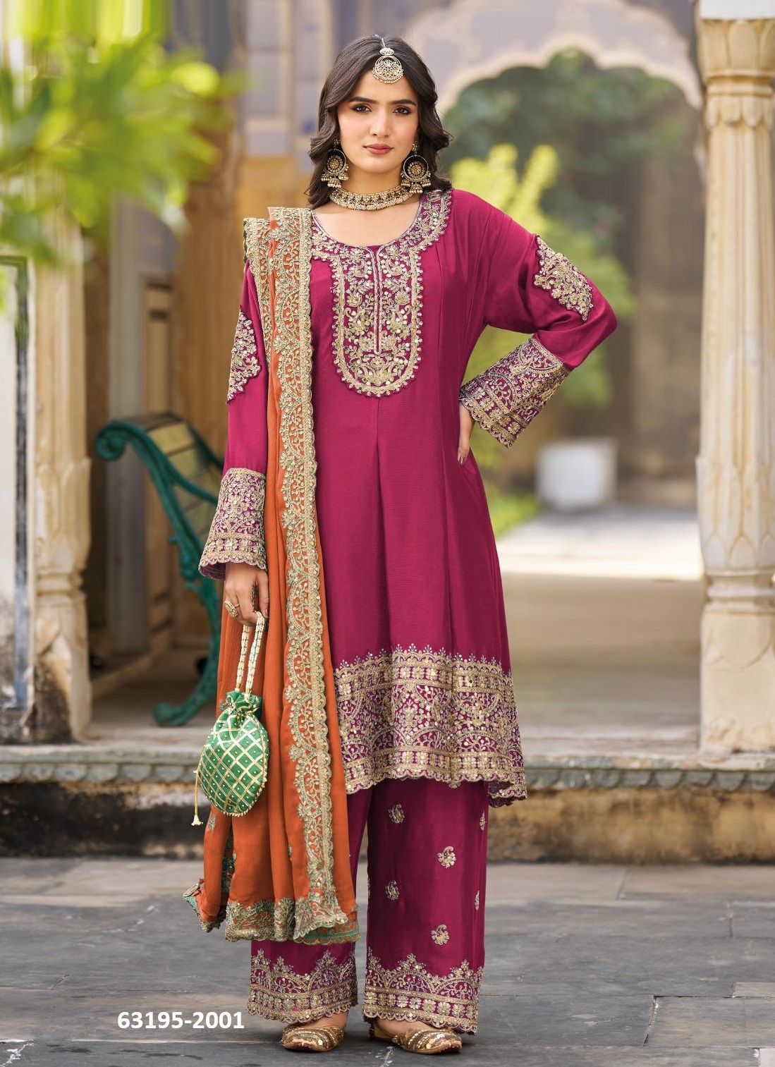 AFGHANI GOLD 2 - Catalog # 63195 (Set of 2 Readymade Salwar Suits) by Your Choice AFGHANI GOLD 2 - Catalog # 63195 (Set of 2 Readymade Salwar Suits) by Your Choice