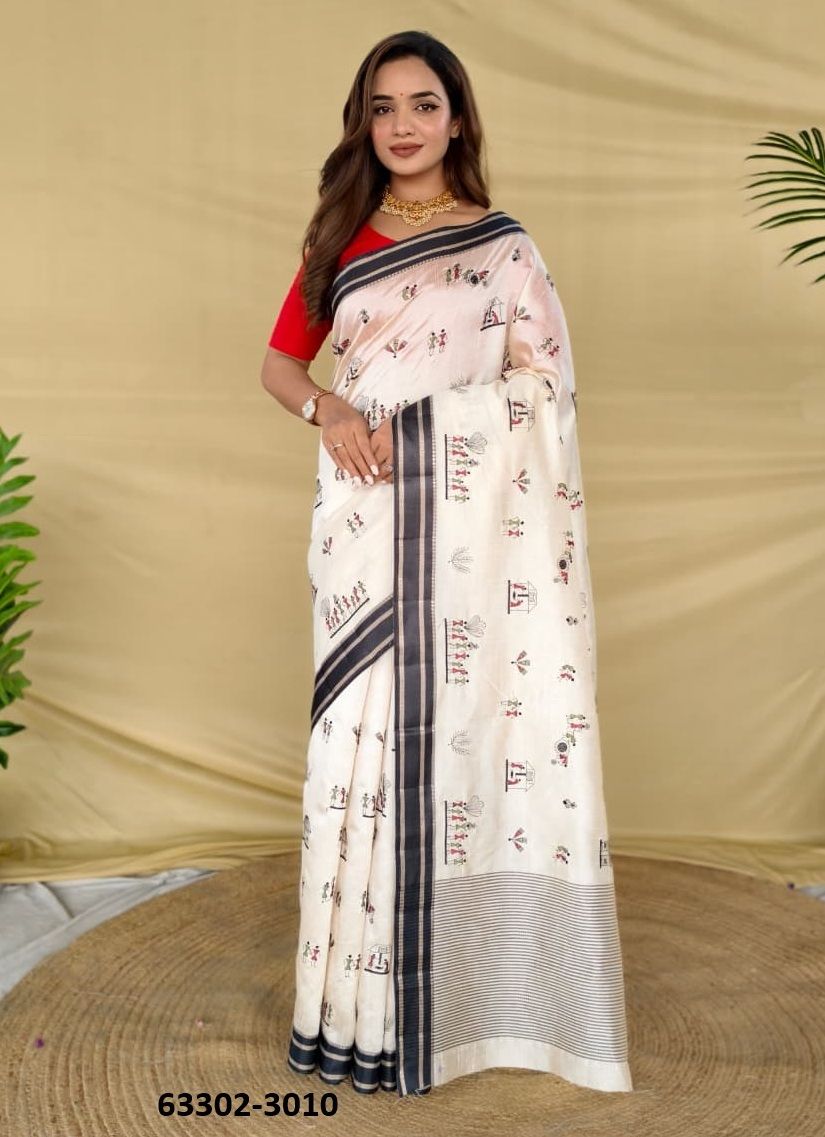 SERIES 3010 - Catalog # 63302 (Set of 2 Sarees) by Semad Styles SERIES 3010 - Catalog # 63302 (Set of 2 Sarees) by Semad Styles