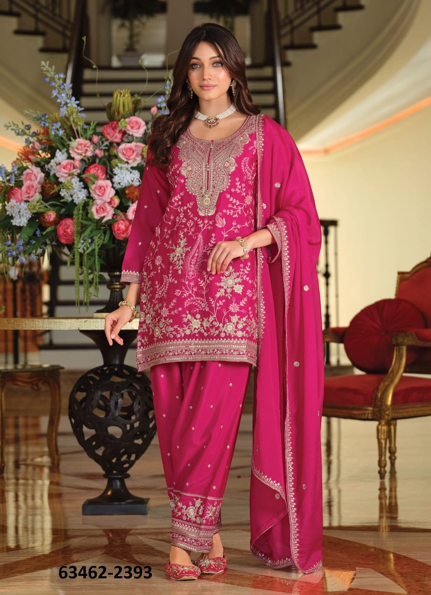 SANDHIYA - Catalog # 63462 (Set of 3 Readymade Salwar Suits) by Eba Lifestyle SANDHIYA - Catalog # 63462 (Set of 3 Readymade Salwar Suits) by Eba Lifestyle