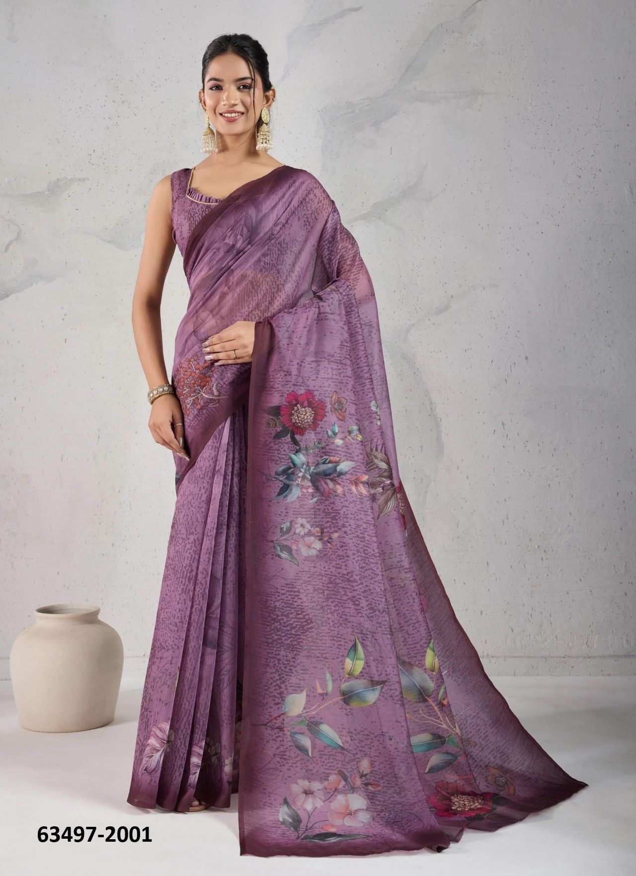 RADHA 2 - Catalog # 63497 (Set of 9 Sarees) by Desi Muse RADHA 2 - Catalog # 63497 (Set of 9 Sarees) by Desi Muse