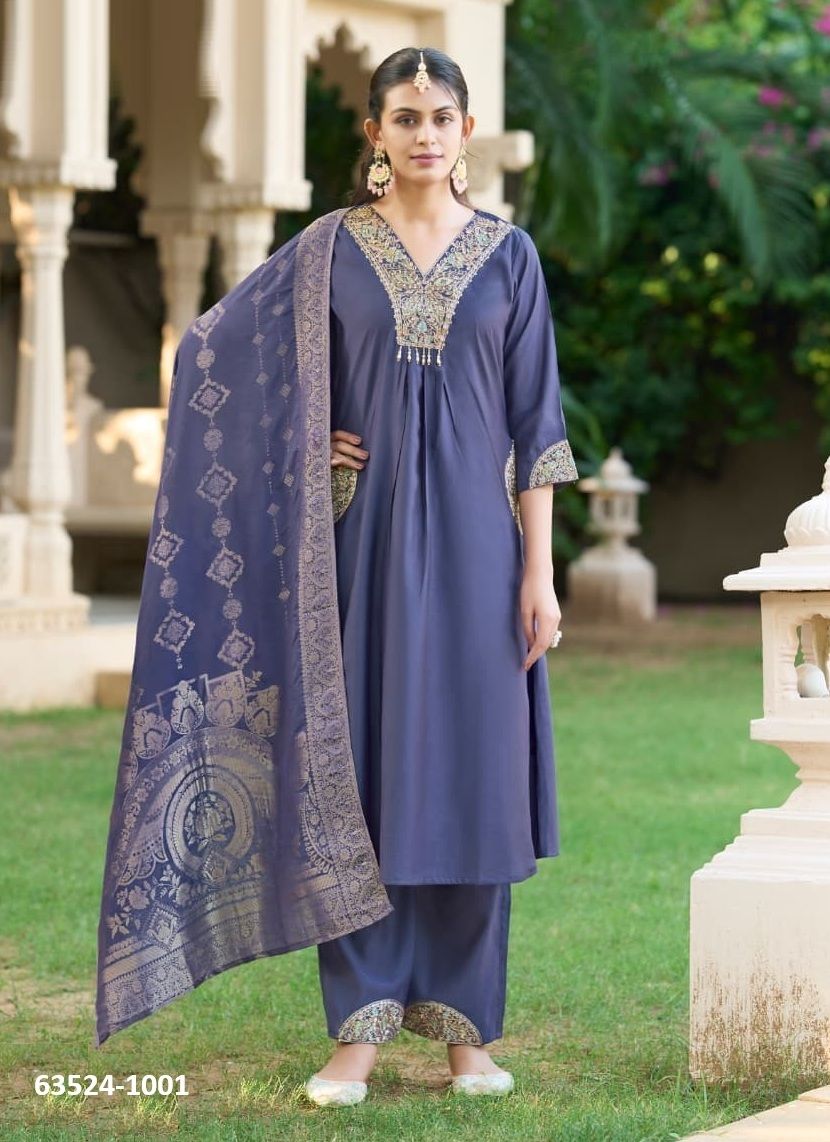 TITALEE - Catalog # 63524 (Set of 4 Readymade Salwar Suits) by Karissa TITALEE - Catalog # 63524 (Set of 4 Readymade Salwar Suits) by Karissa