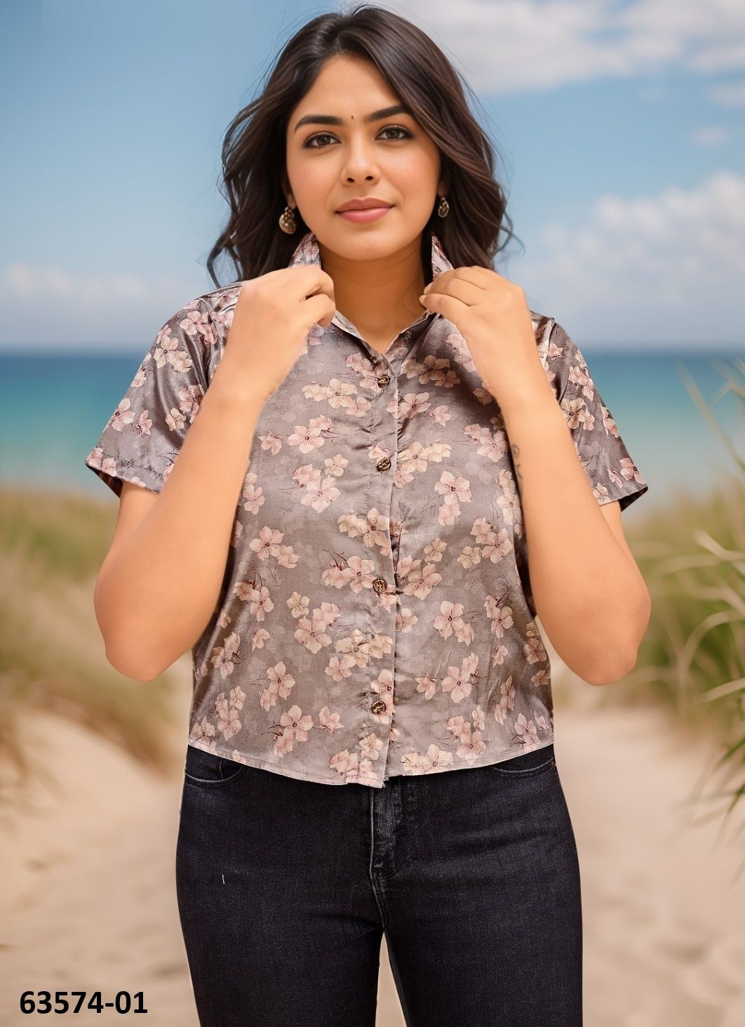 MONA - Catalog # 63574 (Set of 5 Readymade Women's Kurtis / Tops) by Komal Pret MONA - Catalog # 63574 (Set of 5 Readymade Women's Kurtis / Tops) by Komal Pret