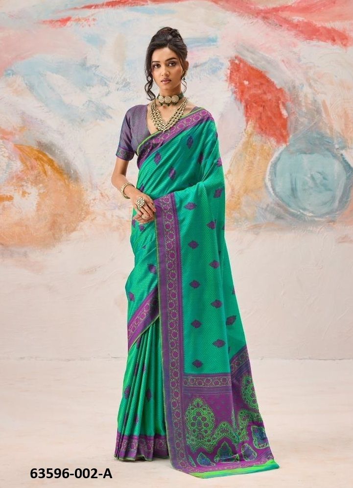 KANJIVARAM TANCHOI 2 - Catalog # 63596 (Set of 6 Sarees) by Rajtex Fabrics KANJIVARAM TANCHOI 2 - Catalog # 63596 (Set of 6 Sarees) by Rajtex Fabrics