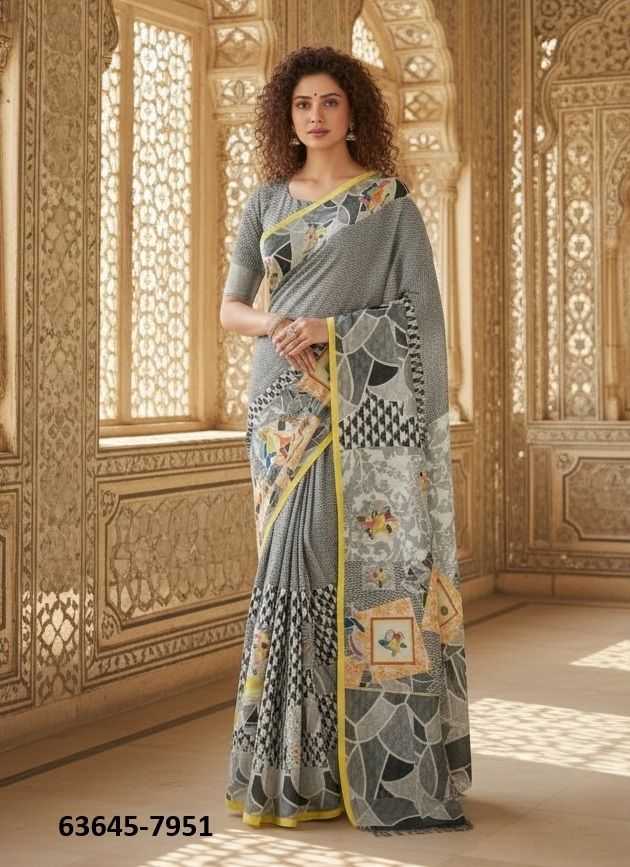ELEGANT LUXURY - Catalog # 63645 (Set of 9 Sarees) by Semad Styles ELEGANT LUXURY - Catalog # 63645 (Set of 9 Sarees) by Semad Styles