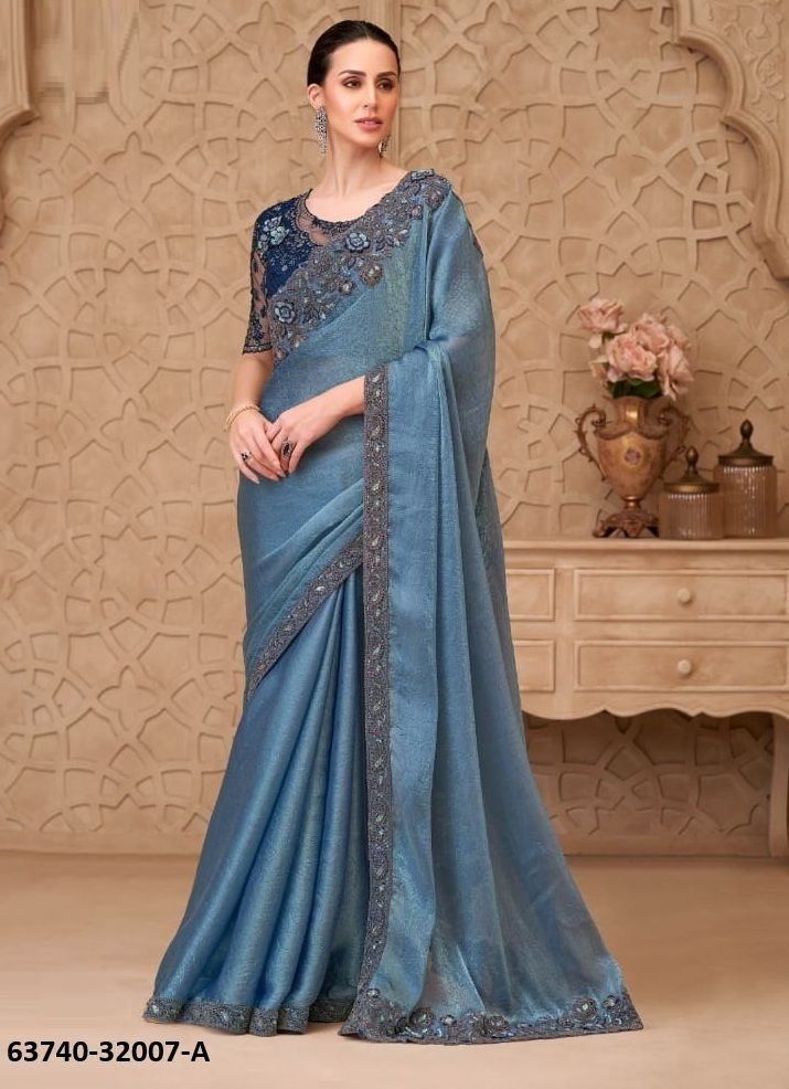 COLORS OF 32007 - Catalog # 63740 (Set of 6 Sarees) by The Fashion Hub COLORS OF 32007 - Catalog # 63740 (Set of 6 Sarees) by The Fashion Hub