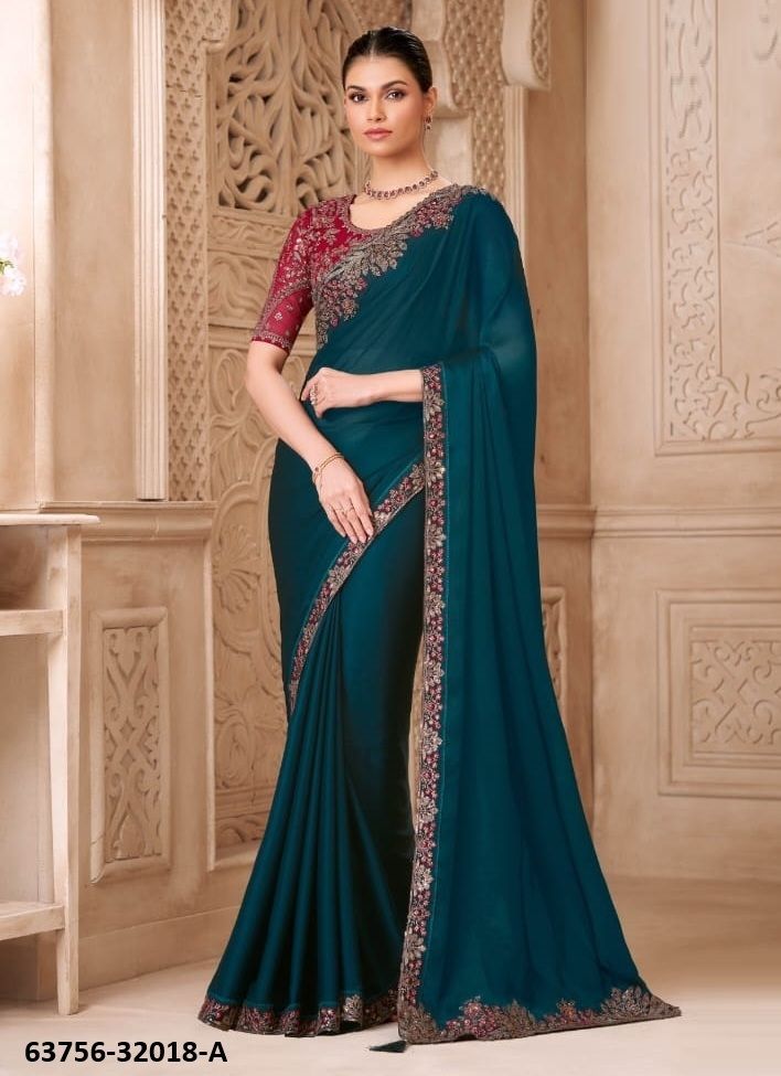 COLORS OF 32018 - Catalog # 63756 (Set of 6 Sarees) by The Fashion Hub COLORS OF 32018 - Catalog # 63756 (Set of 6 Sarees) by The Fashion Hub