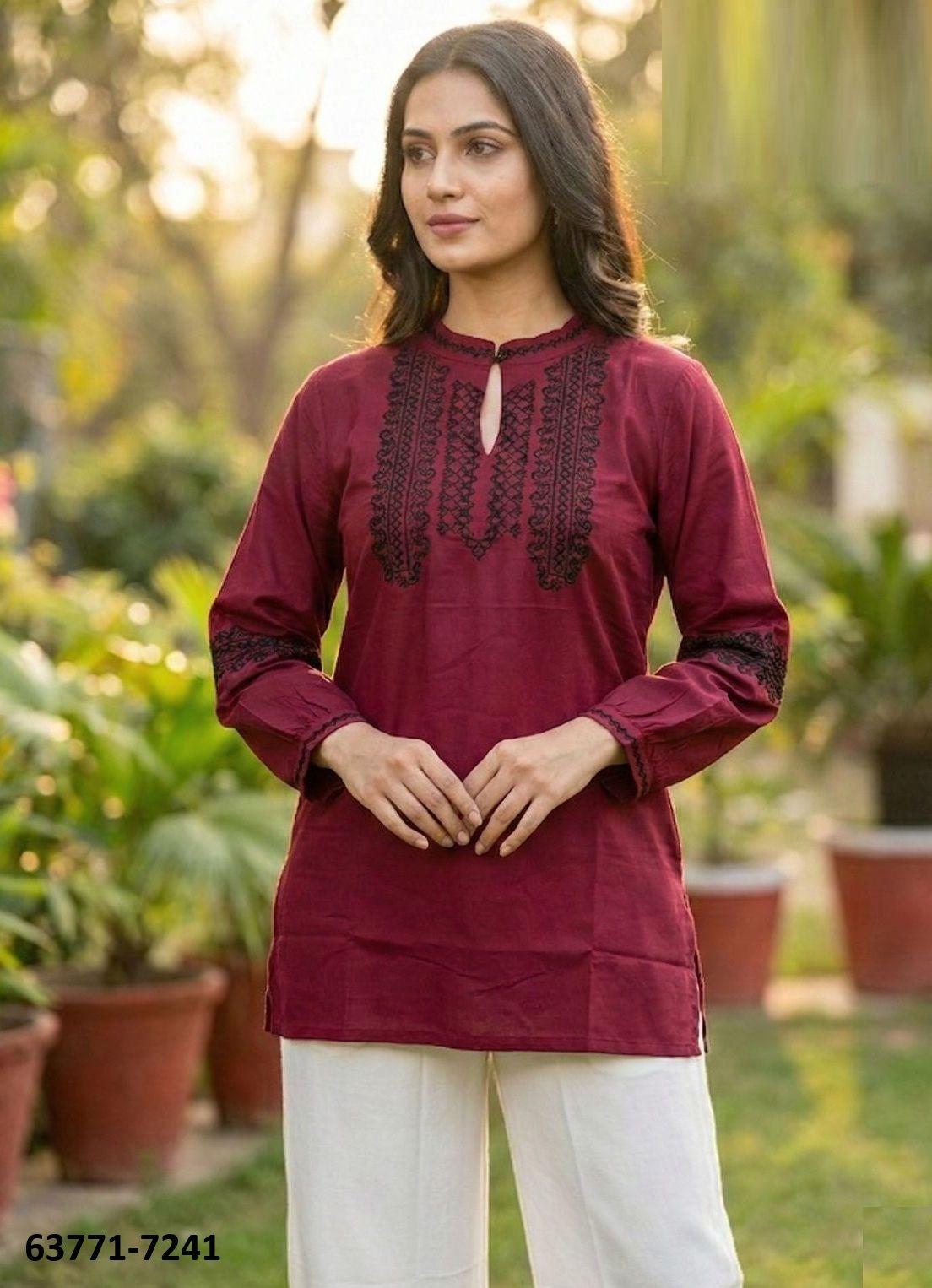 CHARMI 7 - Catalog # 63771 (Set of 5 Readymade Women's Kurtis / Tops) by Blue Hills CHARMI 7 - Catalog # 63771 (Set of 5 Readymade Women's Kurtis / Tops) by Blue Hills