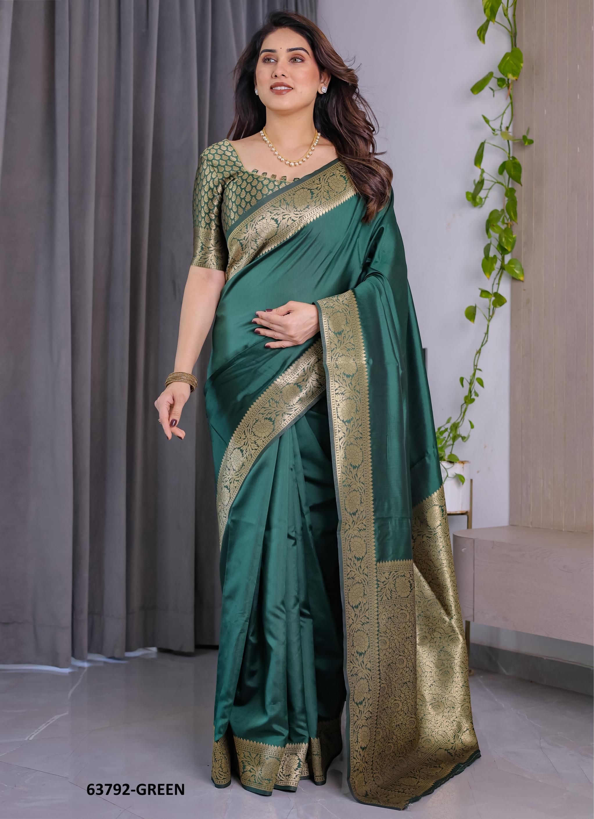 BANARASI JACQUARD 2 - Catalog # 63792 (Set of 6 Sarees) by Semad Styles BANARASI JACQUARD 2 - Catalog # 63792 (Set of 6 Sarees) by Semad Styles