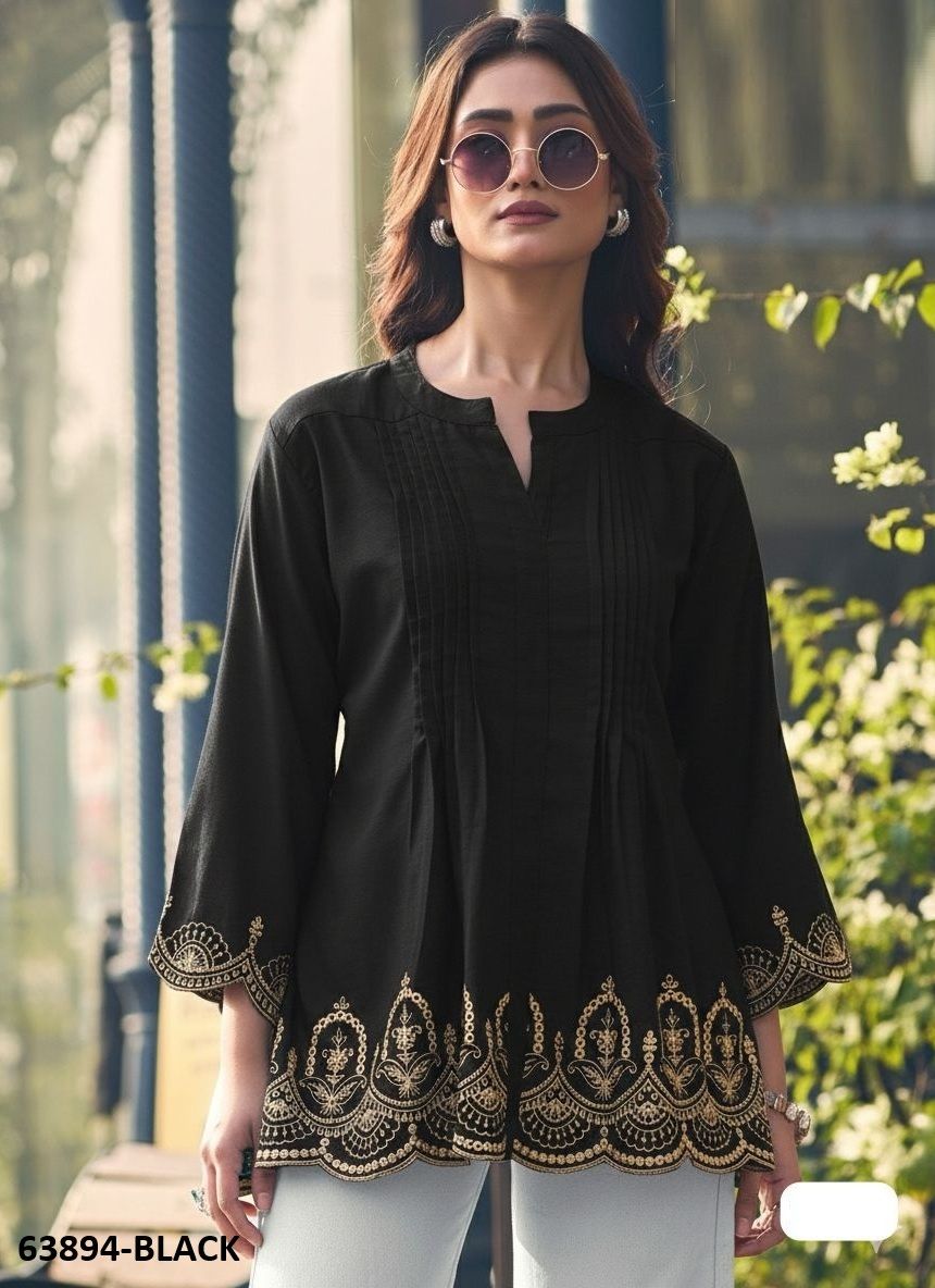 ADAA 7 - Catalog # 63894 (Set of 5 Readymade Women's Kurtis / Tops) by Blue Hills ADAA 7 - Catalog # 63894 (Set of 5 Readymade Women's Kurtis / Tops) by Blue Hills