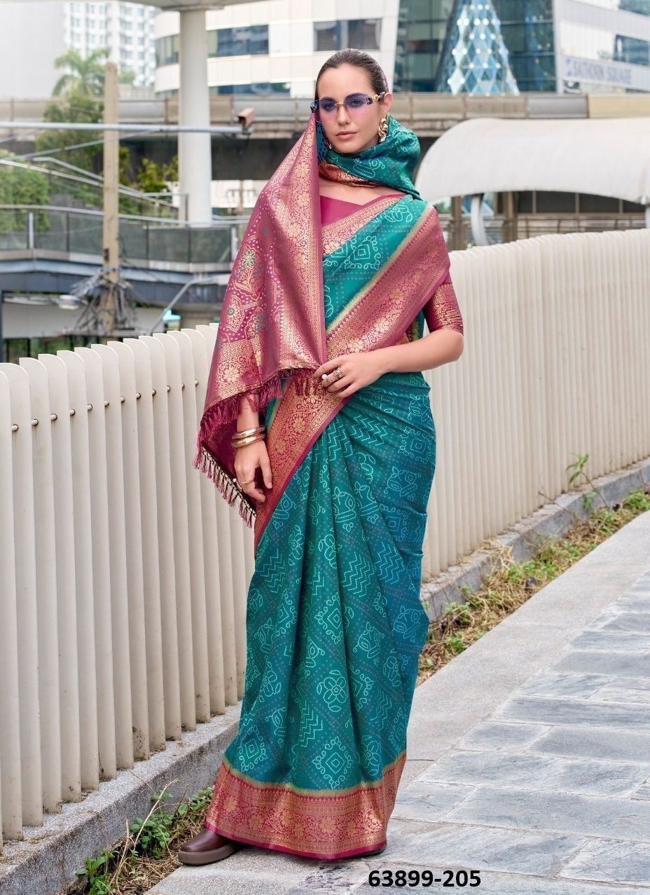SUGANDH SILK - Catalog # 63899 (Set of 8 Sarees) by Desi Muse