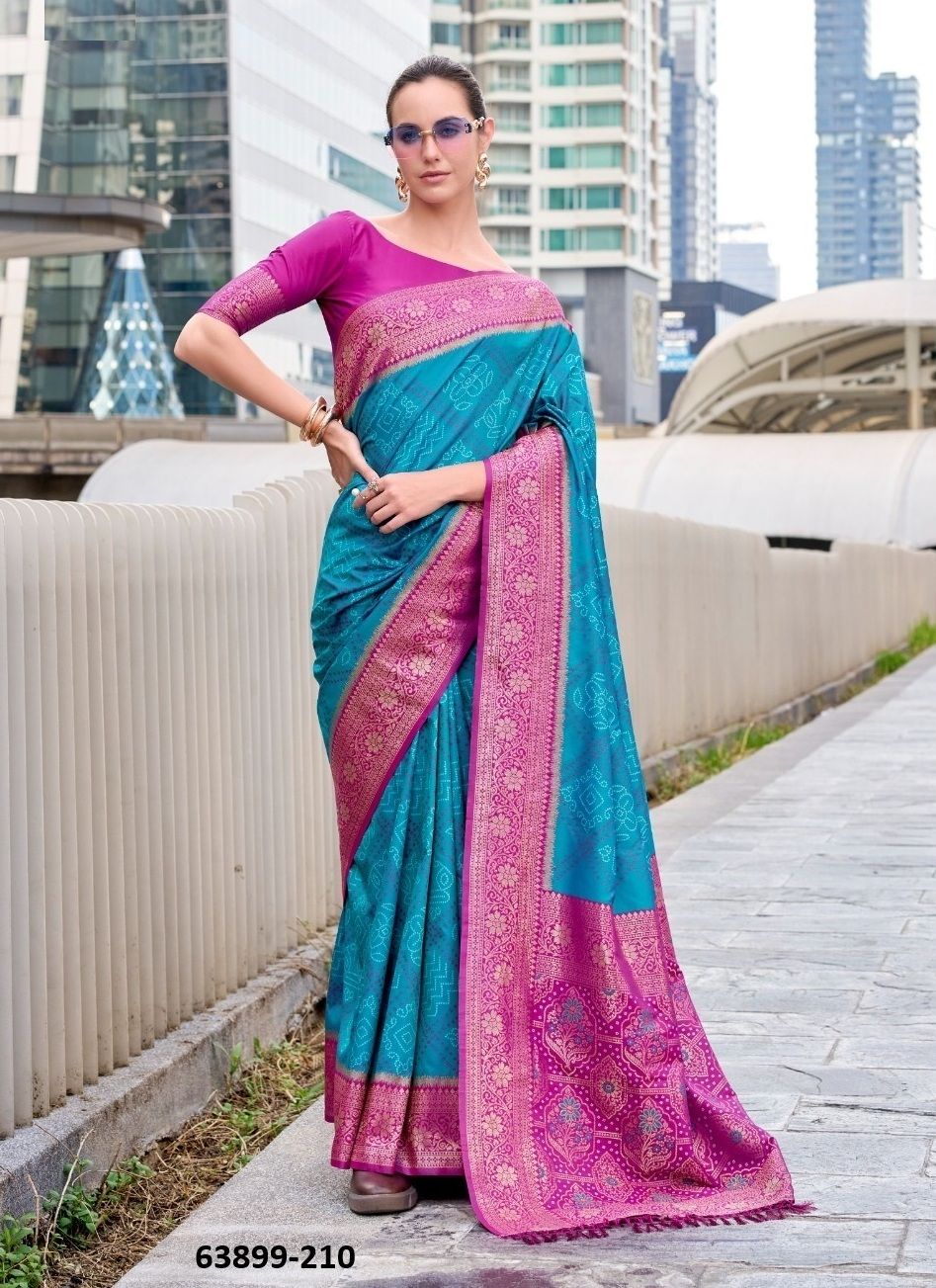 SUGANDH SILK - Catalog # 63899 (Set of 8 Sarees) by Desi Muse