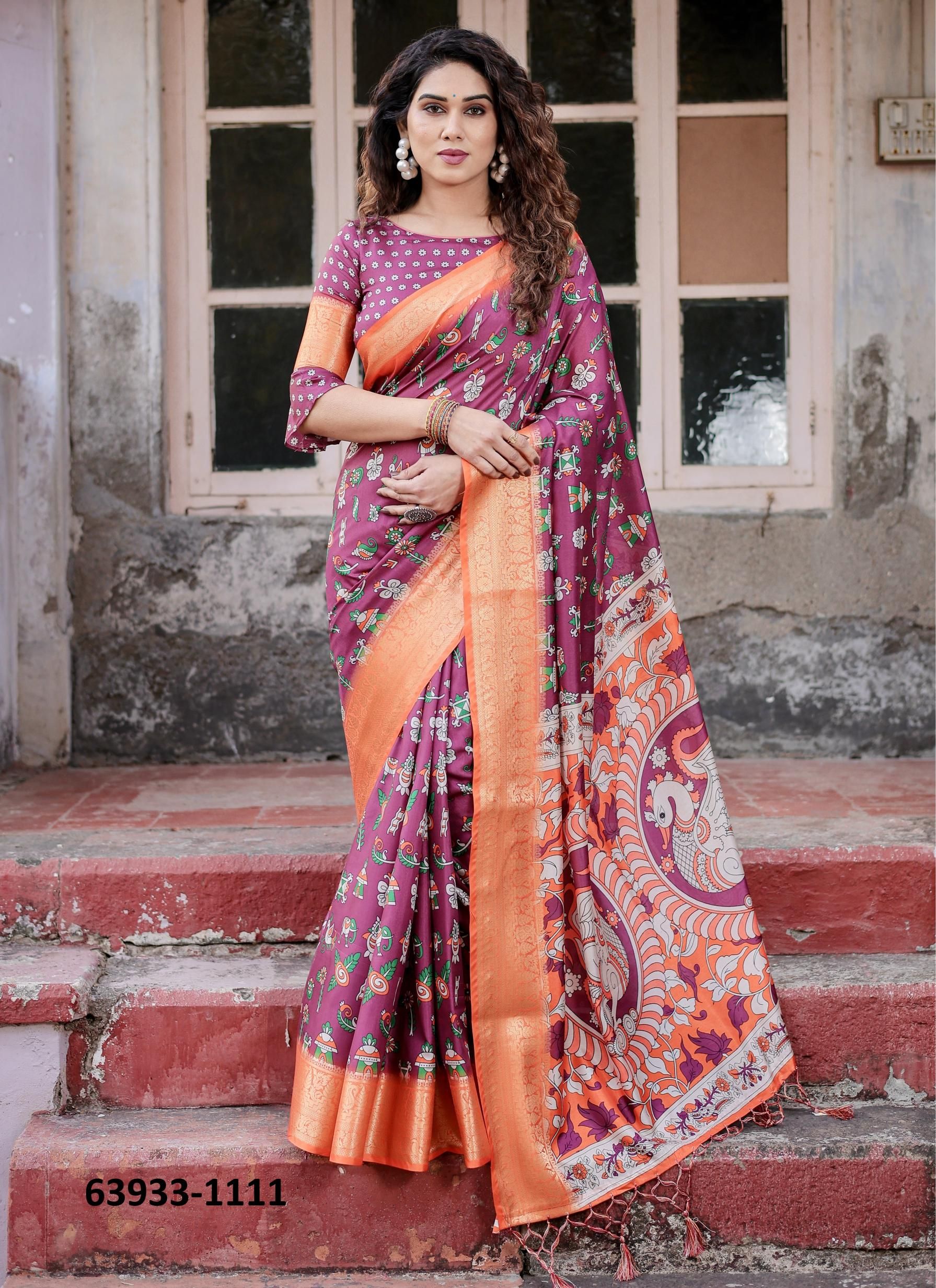 VARSHA 1111 - Catalog # 63933 (Set of 10 Sarees) by Semad Styles VARSHA 1111 - Catalog # 63933 (Set of 10 Sarees) by Semad Styles