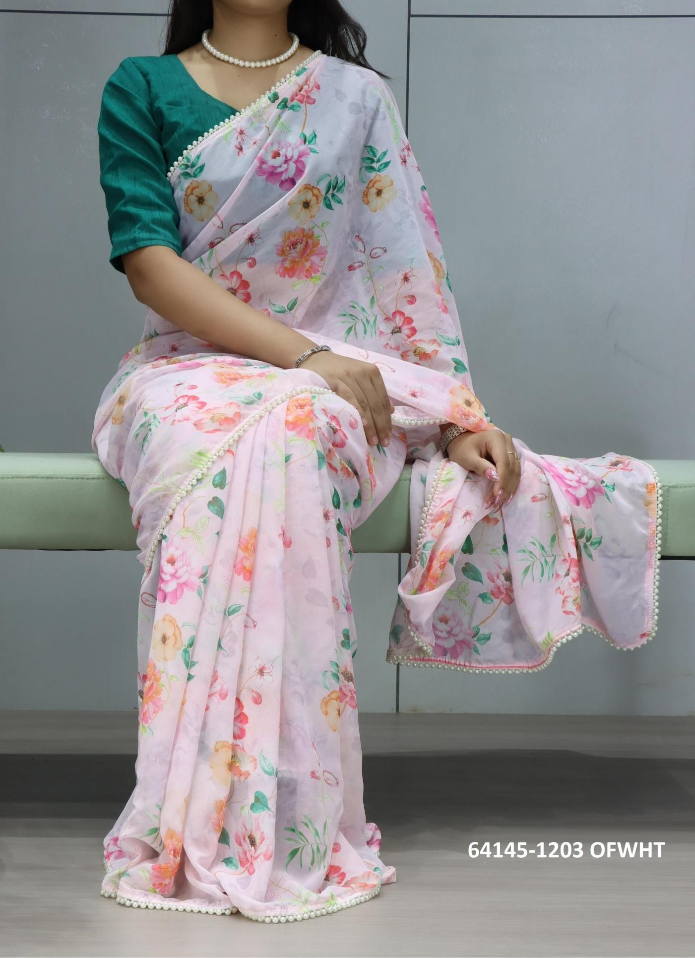 SERIES 1023 - Catalog # 64145 (Set of 3 Sarees) SERIES 1023 - Catalog # 64145 (Set of 3 Sarees)
