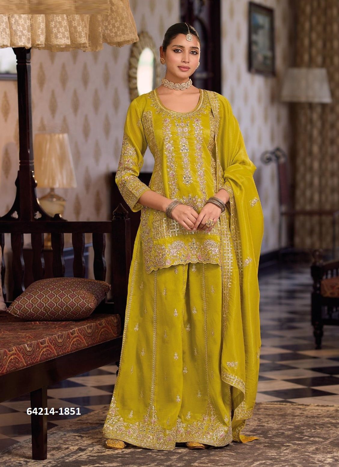 AFRIN 1 - Catalog # 64214 (Set of 3 Readymade Salwar Suits) AFRIN 1 - Catalog # 64214 (Set of 3 Readymade Salwar Suits)