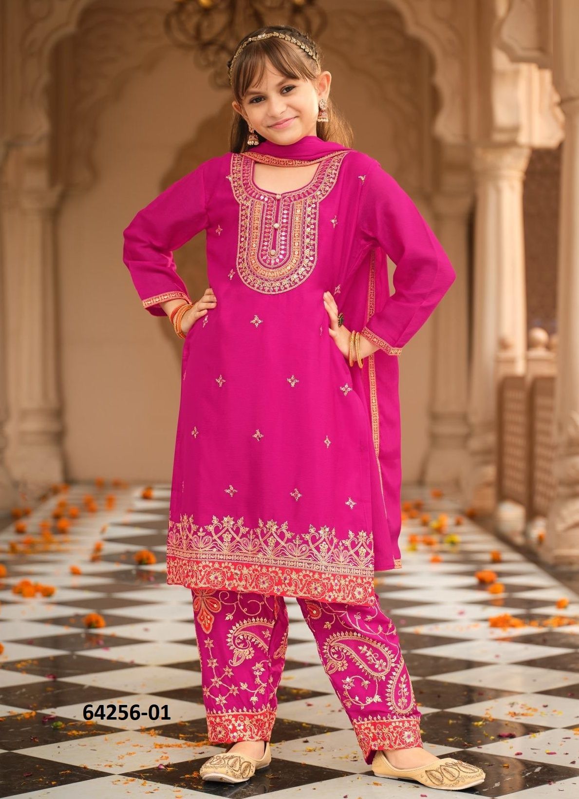 DREAMY - Catalog # 64256 (Set of 3 Readymade Salwar Suits) DREAMY - Catalog # 64256 (Set of 3 Readymade Salwar Suits)