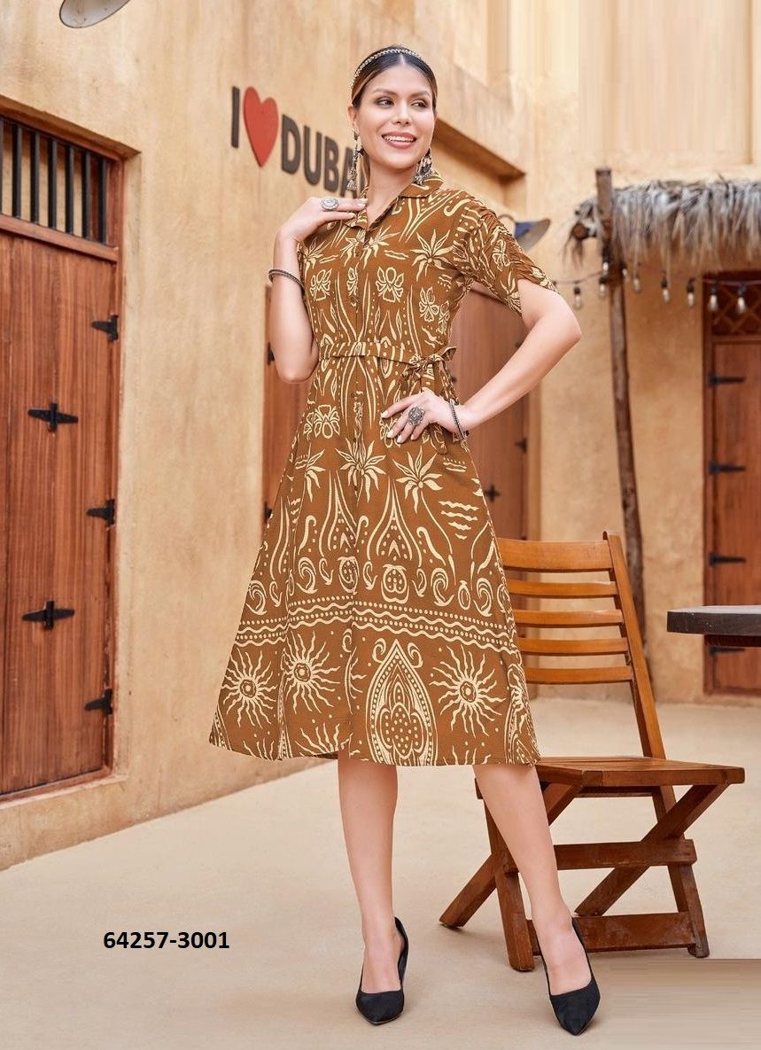 LADY HILL - Catalog # 64257 (Set of 4 Readymade Women's Kurtis / Tops) LADY HILL - Catalog # 64257 (Set of 4 Readymade Women's Kurtis / Tops)