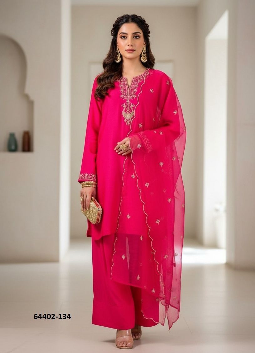 HOF 134 - Catalog # 64402 (Set of 2 Readymade Salwar Suits) HOF 134 - Catalog # 64402 (Set of 2 Readymade Salwar Suits)
