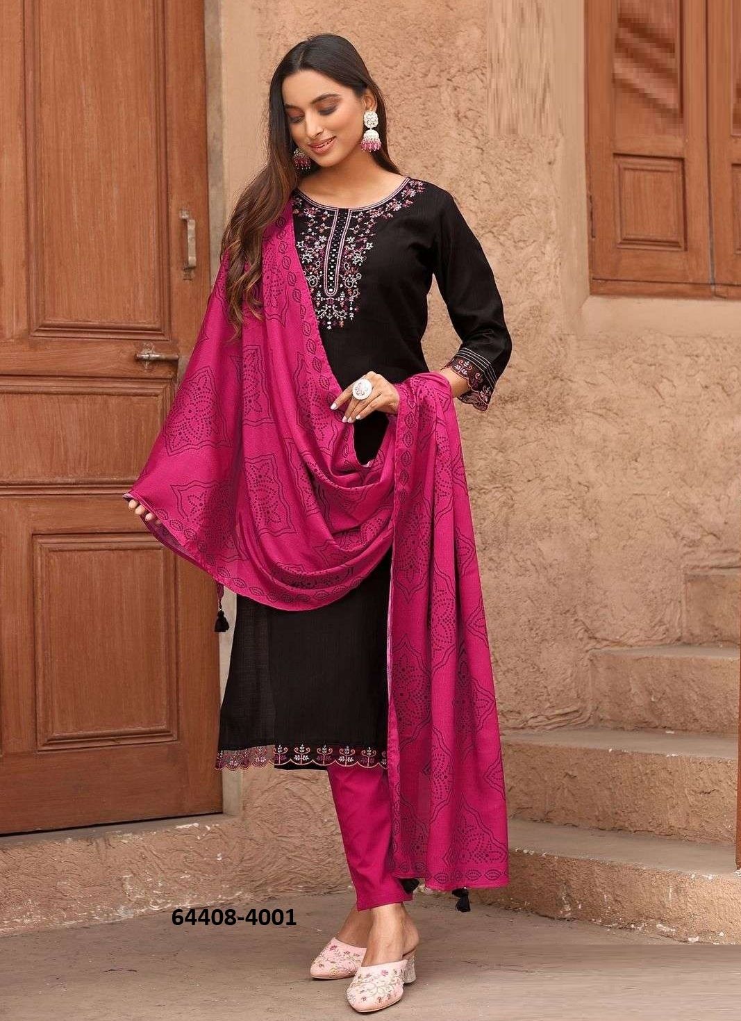 SAGAAI 2 - Catalog # 64408 (Set of 6 Readymade Salwar Suits) SAGAAI 2 - Catalog # 64408 (Set of 6 Readymade Salwar Suits)