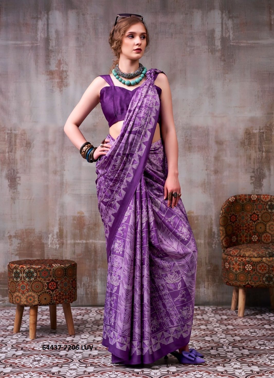 KASHVIYA 7206 - Catalog # 64437 (Set of 4 Sarees) KASHVIYA 7206 - Catalog # 64437 (Set of 4 Sarees)