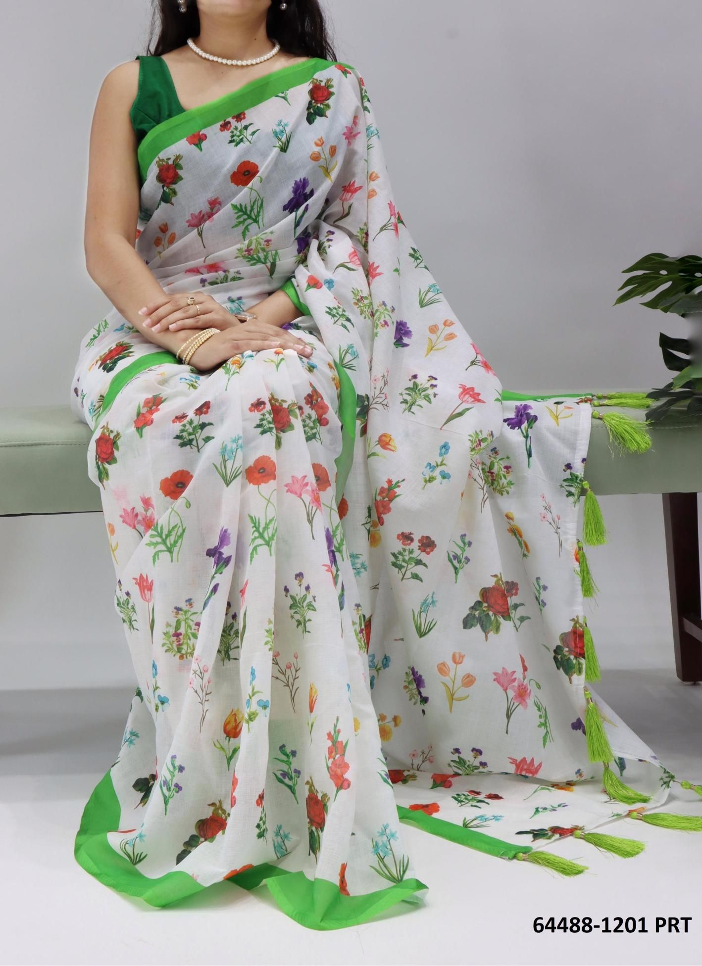 SERIES 1201 - Catalog # 64488 (Set of 3 Sarees) SERIES 1201 - Catalog # 64488 (Set of 3 Sarees)