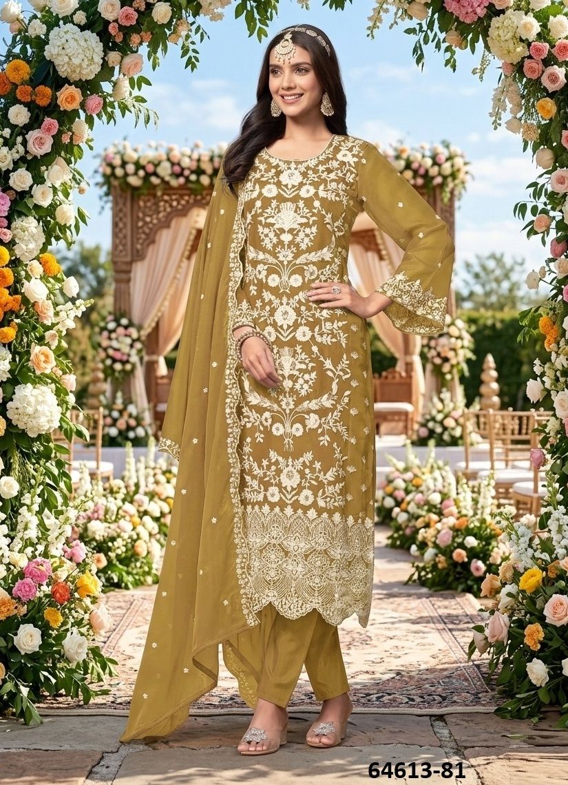 SERIES 81 - Catalog # 64613 (Set of 3 Semi-Stitched / Un-Stitched Suits) SERIES 81 - Catalog # 64613 (Set of 3 Semi-Stitched / Un-Stitched Suits)