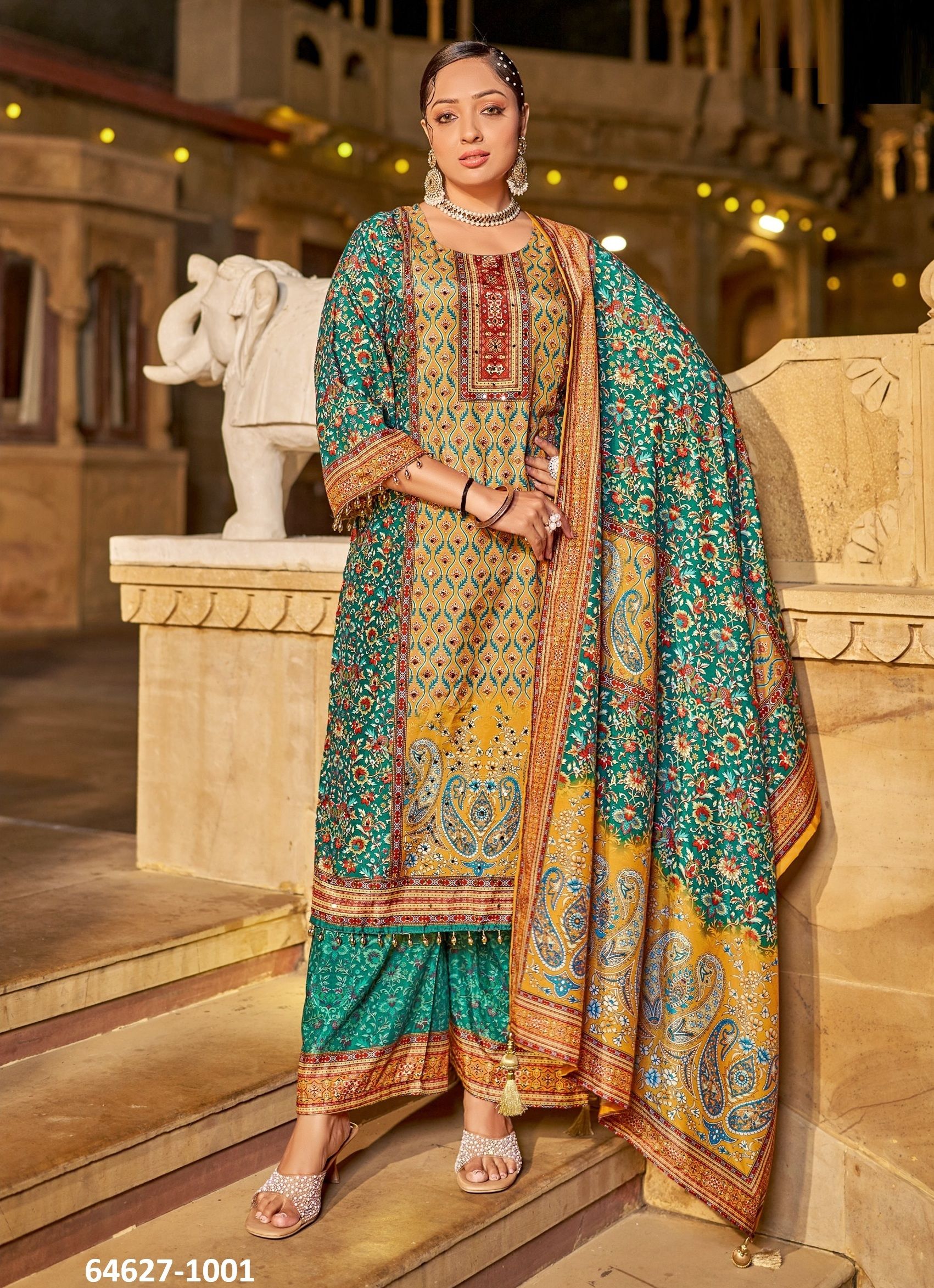 ZOHRA - Catalog # 64627 (Set of 4 Readymade Salwar Suits) ZOHRA - Catalog # 64627 (Set of 4 Readymade Salwar Suits)