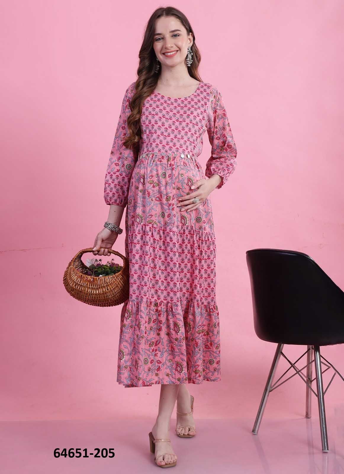 JAIPUR MATERNITY WEAR - Catalog # 64651 (Set of 10 Readymade Women's Kurtis / Tops)