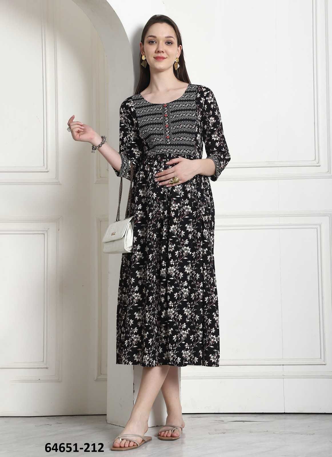 JAIPUR MATERNITY WEAR - Catalog # 64651 (Set of 10 Readymade Women's Kurtis / Tops)