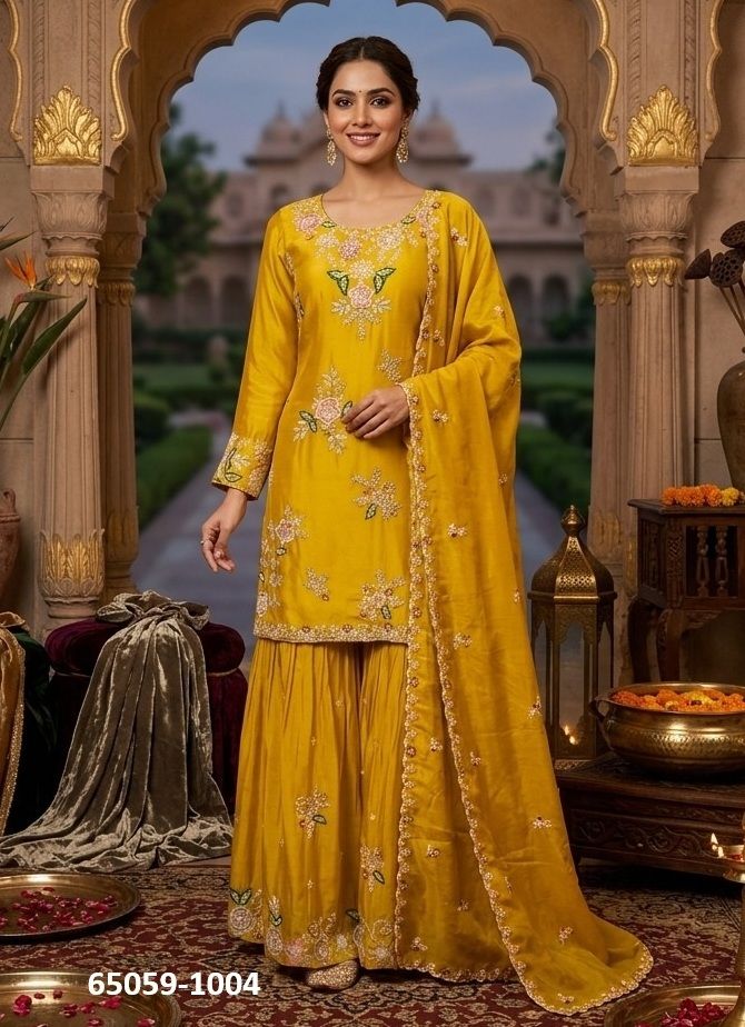 SERIES 1004 - Catalog # 65059 (Set of 4 Readymade Salwar Suits) SERIES 1004 - Catalog # 65059 (Set of 4 Readymade Salwar Suits)