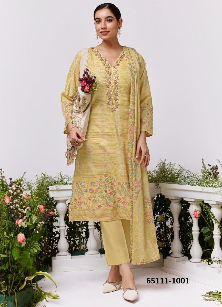 SUMMER STORY - Catalog # 65111 (Set of 4 Semi-Stitched / Un-Stitched Suits) SUMMER STORY - Catalog # 65111 (Set of 4 Semi-Stitched / Un-Stitched Suits)