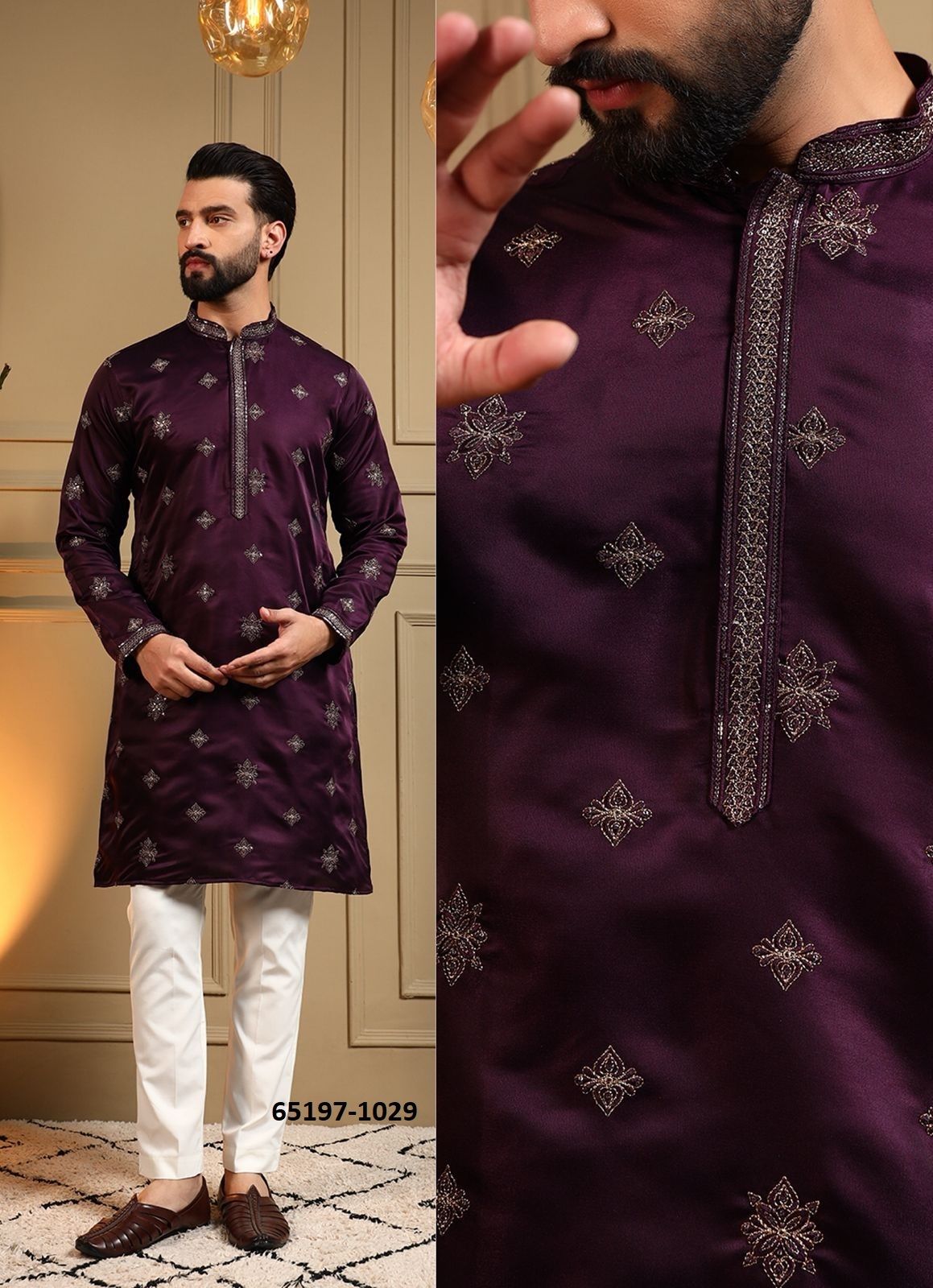 GRAND UTSAV 3 - Catalog # 65197 (Set of 4 Men's Ethnic Wear) GRAND UTSAV 3 - Catalog # 65197 (Set of 4 Men's Ethnic Wear)