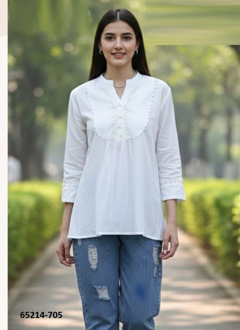 PRISHA - Catalog # 65214 (Set of 8 Readymade Women's Kurtis / Tops) PRISHA - Catalog # 65214 (Set of 8 Readymade Women's Kurtis / Tops)
