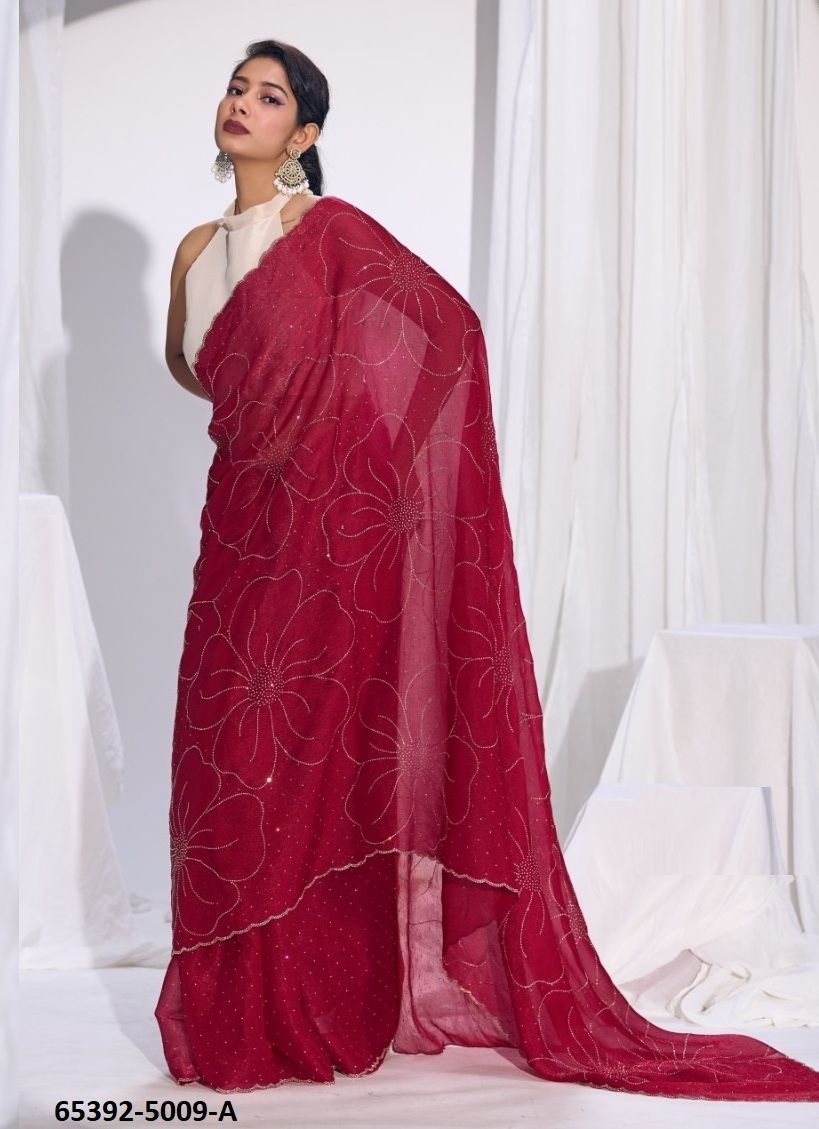 SERIES 5009 - Catalog # 65392 (Set of 4 Sarees) SERIES 5009 - Catalog # 65392 (Set of 4 Sarees)