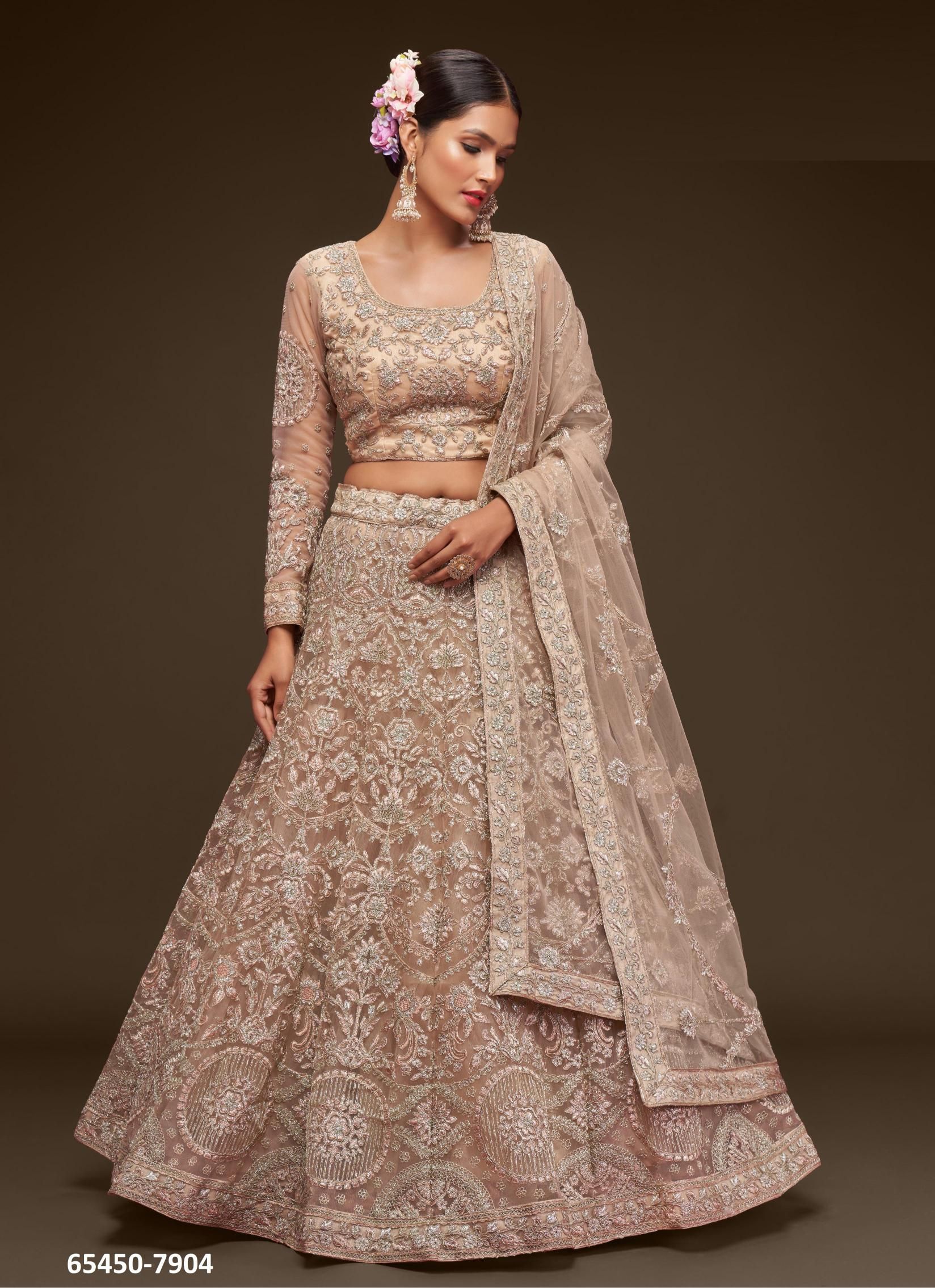 SHIMMERS 1 - Catalog # 65450 (Set of 9 Semi-Stitched Lehengas)