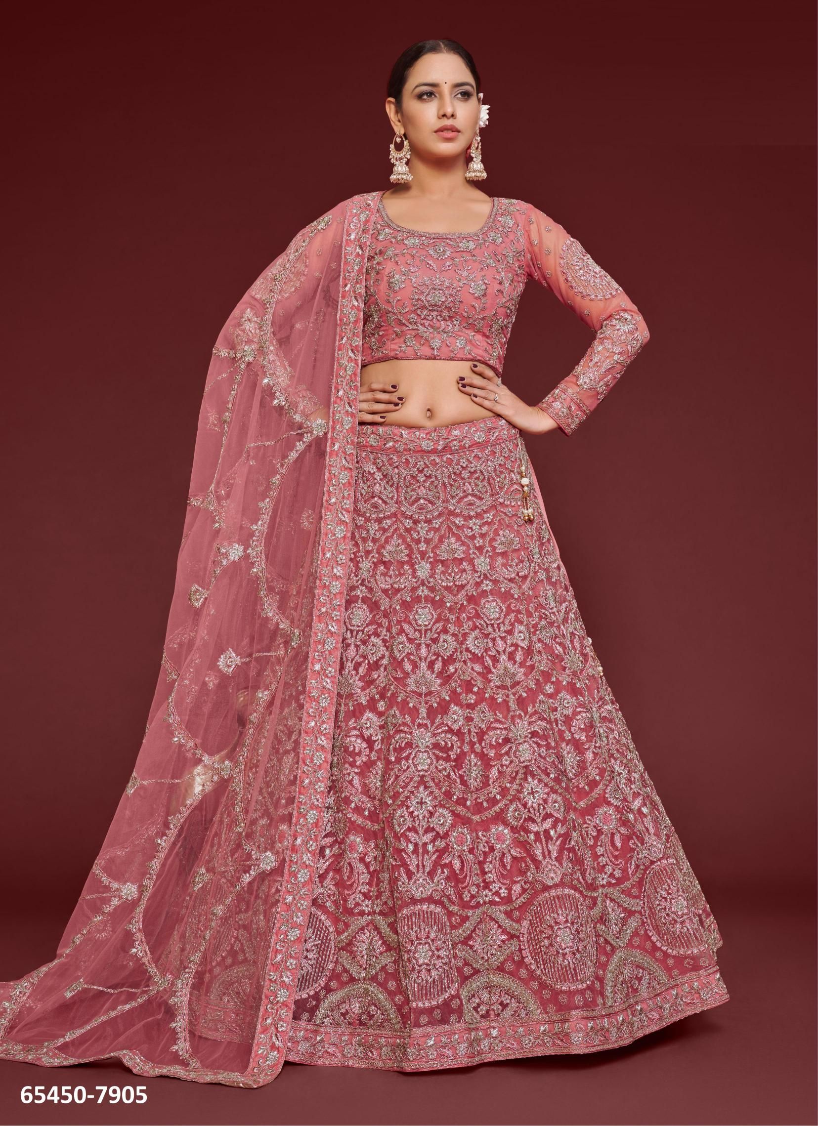 SHIMMERS 1 - Catalog # 65450 (Set of 9 Semi-Stitched Lehengas)