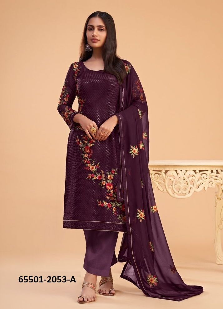 ZAIDA 12 - Catalog # 65501 (Set of 4 Semi-Stitched / Un-Stitched Suits) ZAIDA 12 - Catalog # 65501 (Set of 4 Semi-Stitched / Un-Stitched Suits)