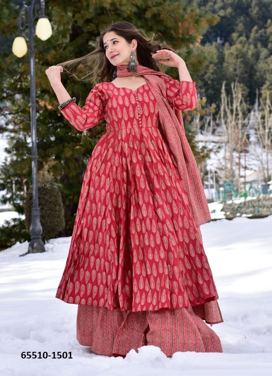 LUCAYA 15 - Catalog # 65510 (Set of 5 Readymade Salwar Suits) LUCAYA 15 - Catalog # 65510 (Set of 5 Readymade Salwar Suits)
