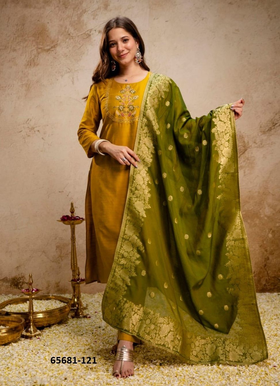 NAISA - Catalog # 65681 (Set of 2 Readymade Salwar Suits) NAISA - Catalog # 65681 (Set of 2 Readymade Salwar Suits)