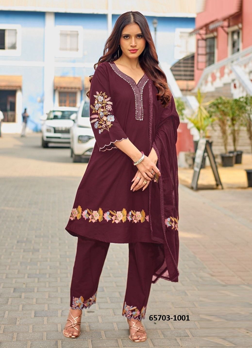 AMIRA - Catalog # 65703 (Set of 4 Readymade Salwar Suits) AMIRA - Catalog # 65703 (Set of 4 Readymade Salwar Suits)