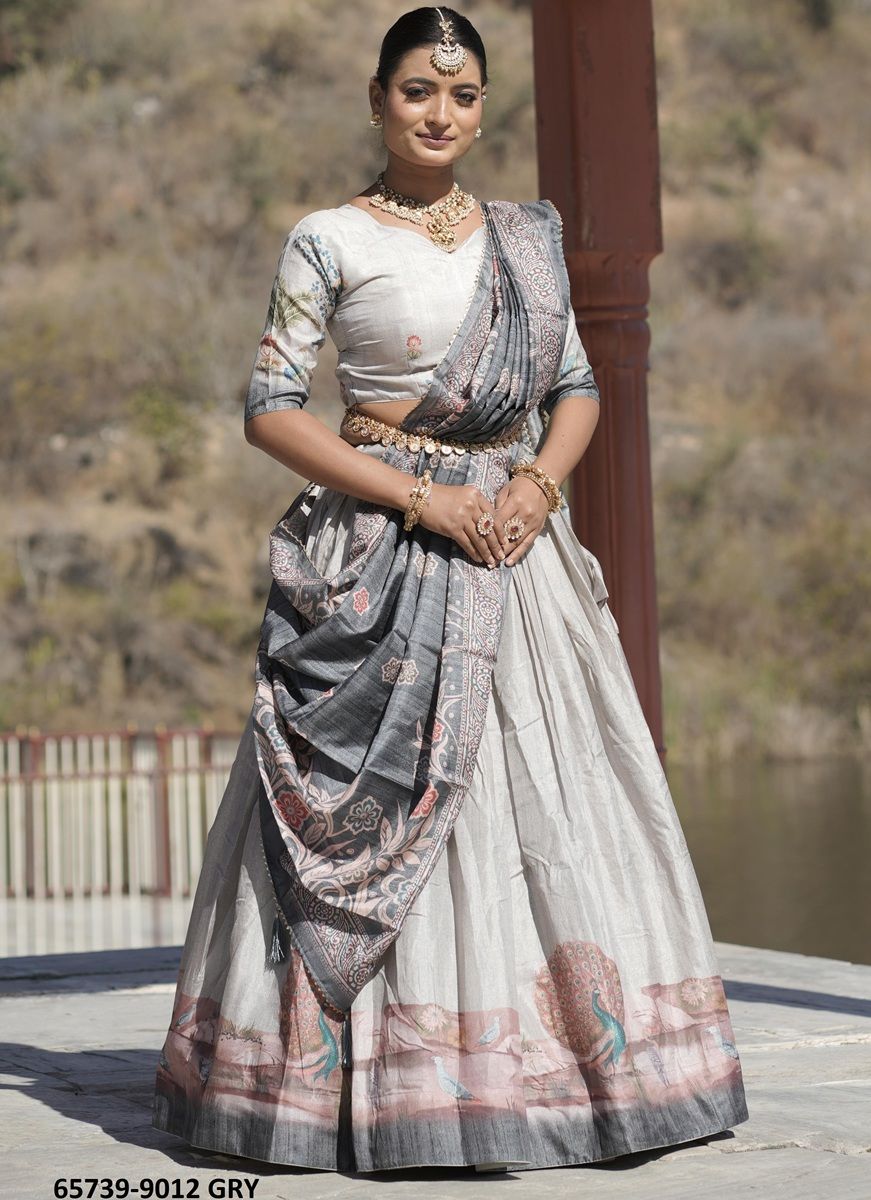 SERIES 9012 - Catalog # 65739 (Set of 2 Semi-Stitched Lehengas) SERIES 9012 - Catalog # 65739 (Set of 2 Semi-Stitched Lehengas)