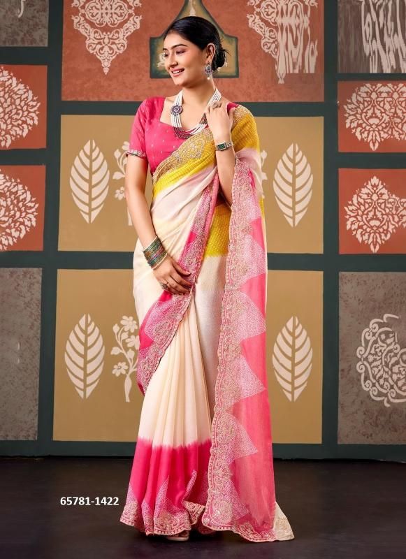 RAJRANI & RADHA RANI - Catalog # 65781 (Set of 15 Sarees)