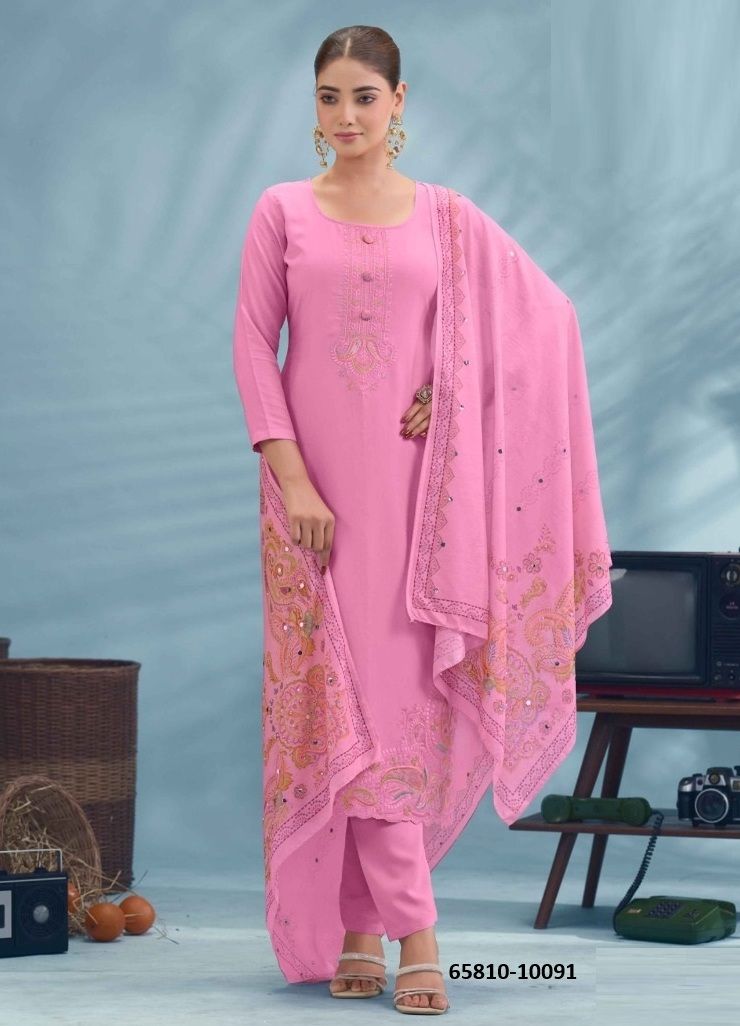RIONA - Catalog # 65810 (Set of 4 Semi-Stitched / Un-Stitched Suits) RIONA - Catalog # 65810 (Set of 4 Semi-Stitched / Un-Stitched Suits)