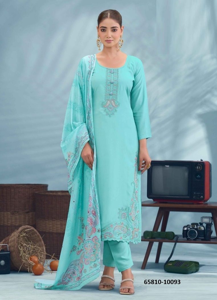 RIONA - Catalog # 65810 (Set of 4 Semi-Stitched / Un-Stitched Suits) RIONA - Catalog # 65810 (Set of 4 Semi-Stitched / Un-Stitched Suits)