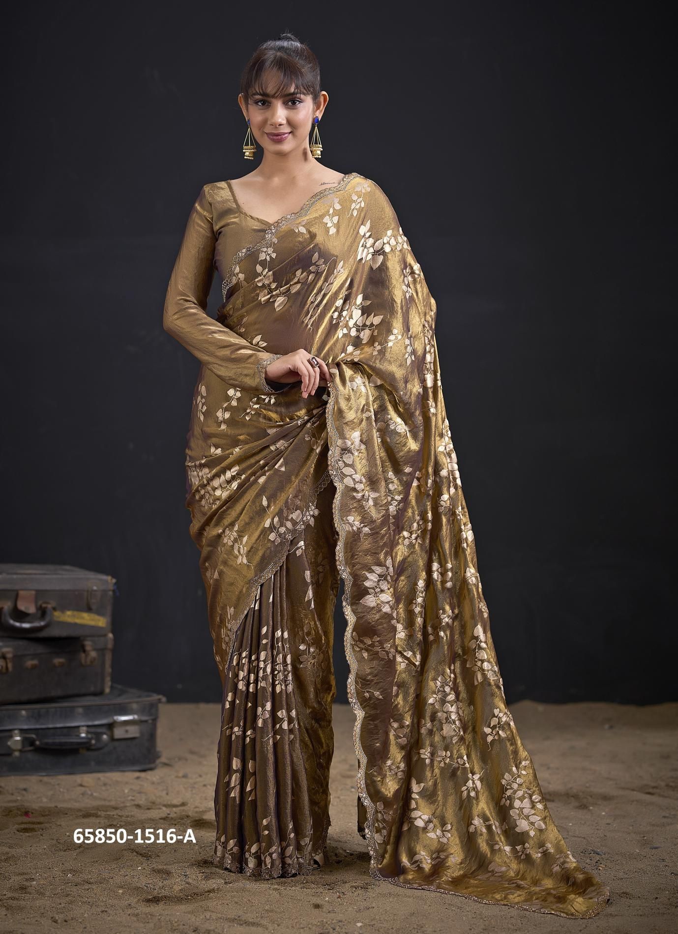 SERIES 1516 - Catalog # 65850 (Set of 5 Sarees) SERIES 1516 - Catalog # 65850 (Set of 5 Sarees)