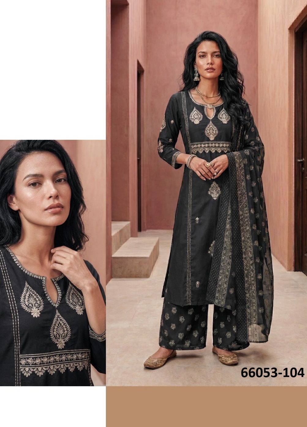 COTTON ZULFI - Catalog # 66053 (Set of 6 Readymade Salwar Suits) COTTON ZULFI - Catalog # 66053 (Set of 6 Readymade Salwar Suits)