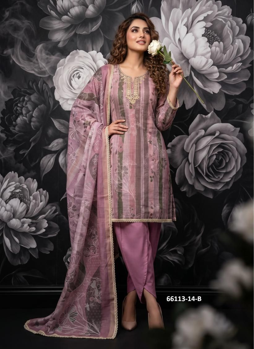 TULIP - Catalog # 66113 (Set of 4 Readymade Salwar Suits) TULIP - Catalog # 66113 (Set of 4 Readymade Salwar Suits)