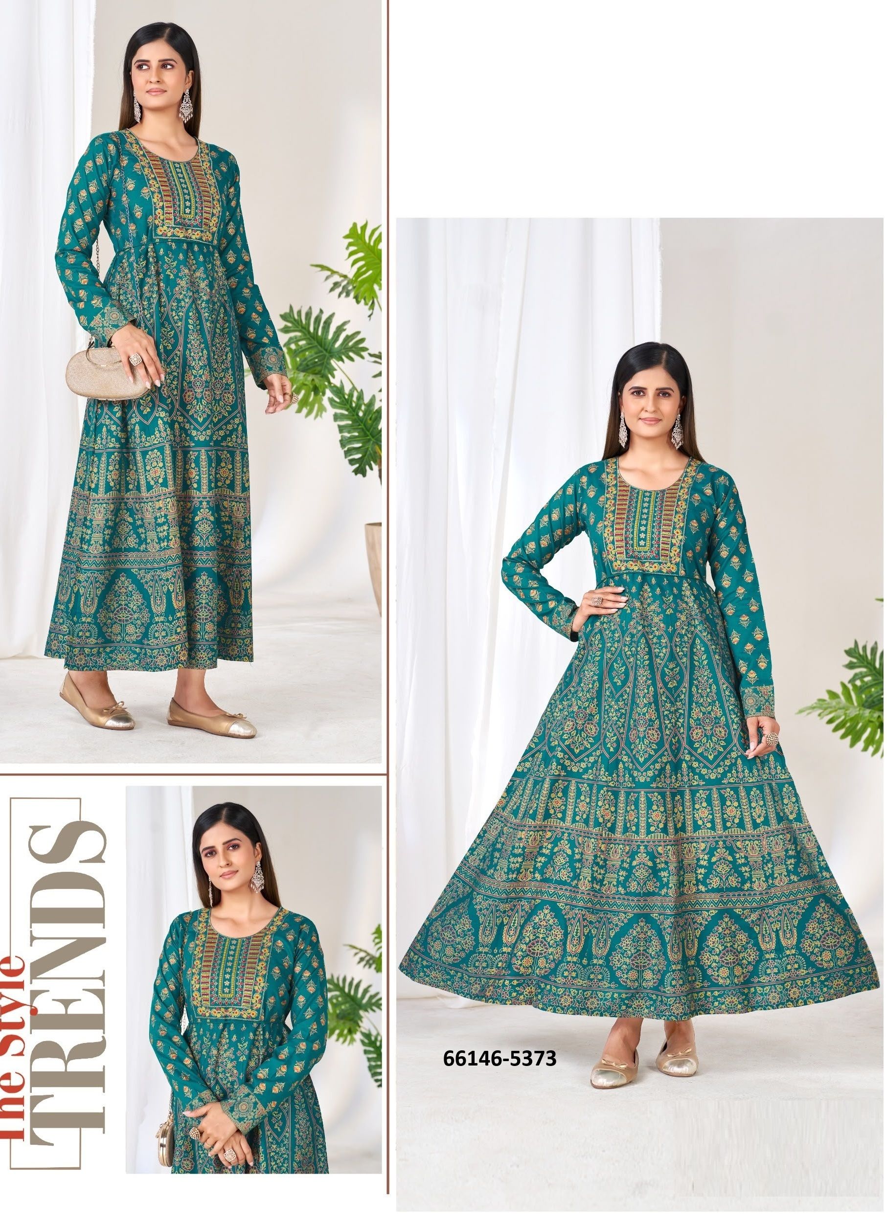 FESTIVAL PRO 20 - Catalog # 66146 (Set of 6 Readymade Women's Kurtis / Tops)