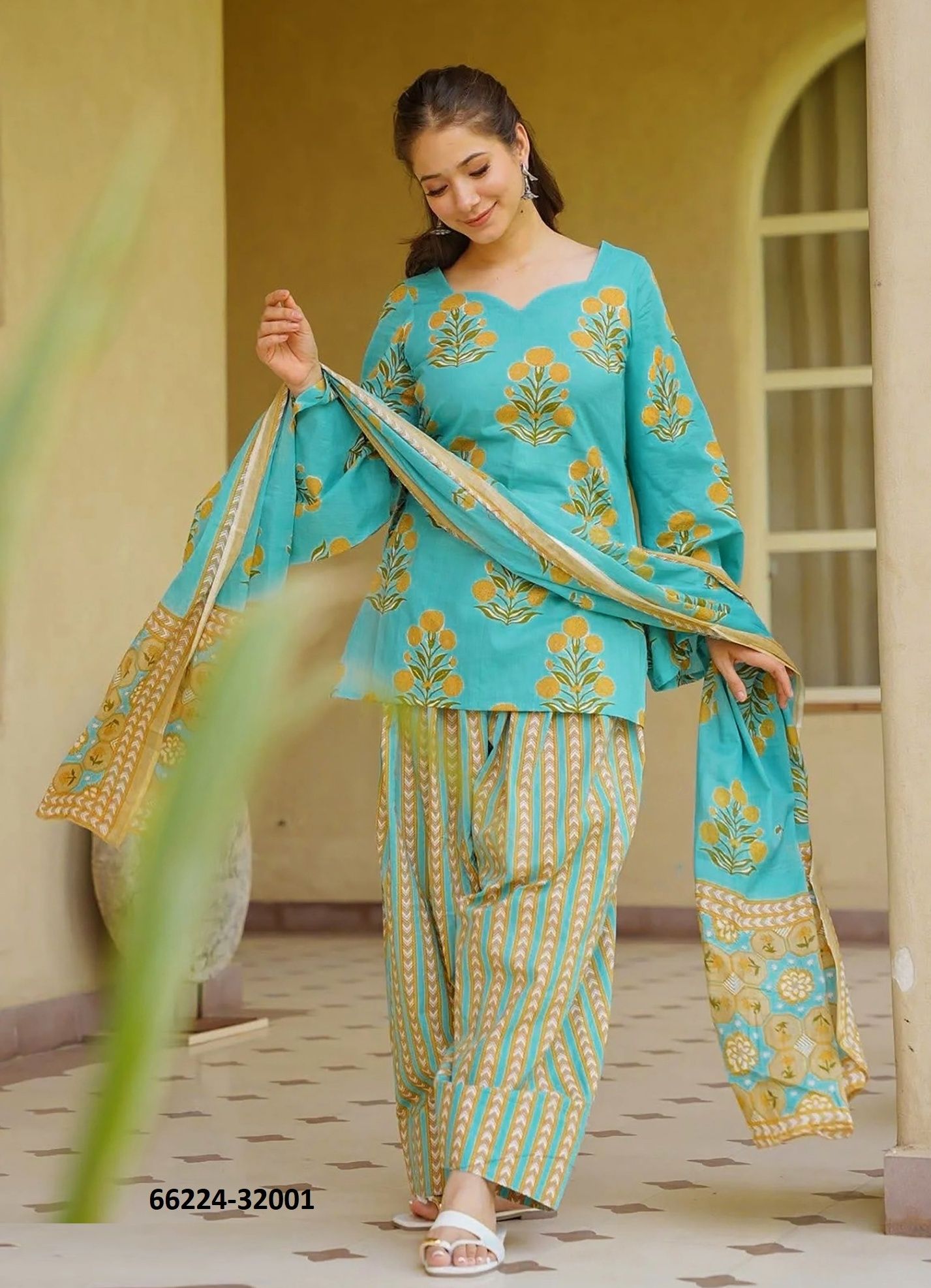 LUCAYA 32 - Catalog # 66224 (Set of 6 Readymade Salwar Suits) LUCAYA 32 - Catalog # 66224 (Set of 6 Readymade Salwar Suits)